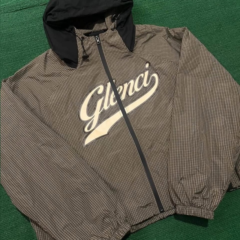 Glenci Brown Checkered Jacket